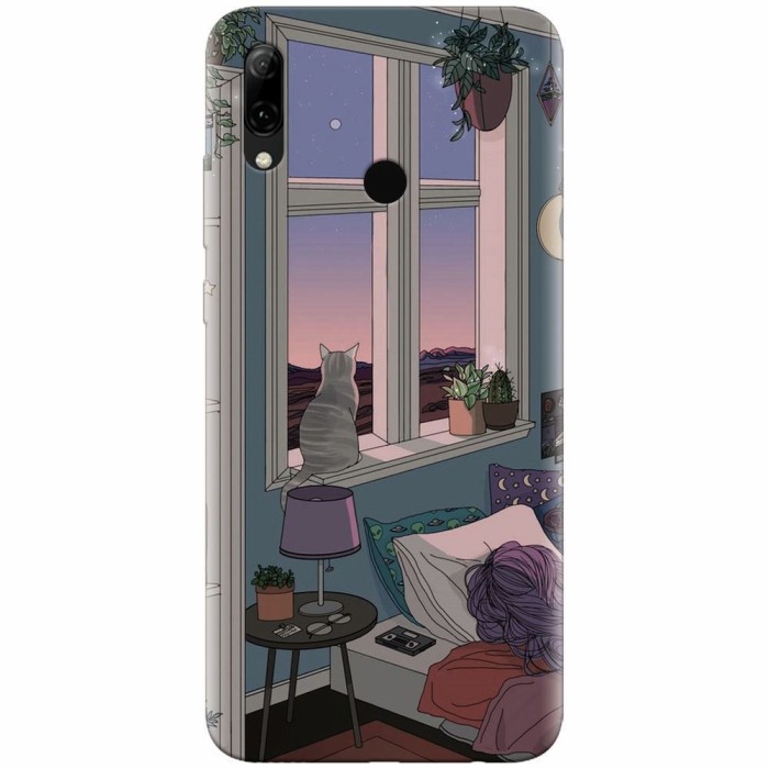 Husa silicon pentru Huawei P Smart 2019, Girl Room