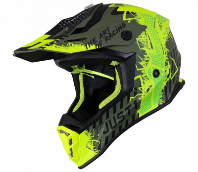 Casca motocross/atv Just 1 J38 Mask, culoare verde/negru, marime XL Cod Produs: MX_NEW 6063320241003XL foto