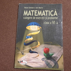 MATEMATICA CULEGERE DE EXERCITII SI PROBLEME CLASA A VI A PETRE SIMION