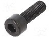 Surub M8, o&amp;#355;el, lungime 25mm, cap rotund, pas filet 1.25, BOSSARD - 1000934