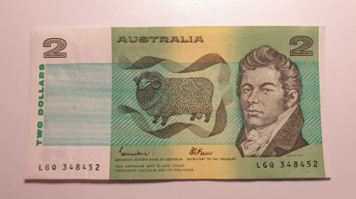 Australia 2 dolari 1974 foto