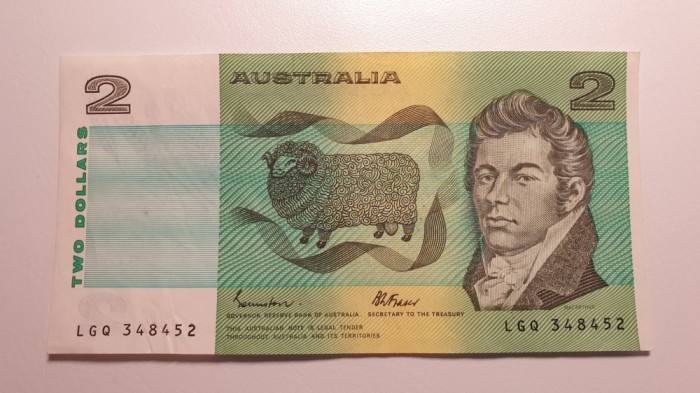 Australia 2 dolari 1974