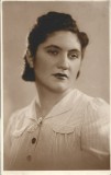 P2649N Portret de femeie, studio Foto-Palas, Rom&acirc;nia, perioada interbelică