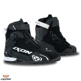Cumpara ieftin Ghete pentru scuter - motocicleta Roadster femei All Season Ixon model Bull 2 WP LS culoare: negru/alb (100% waterproof) 37