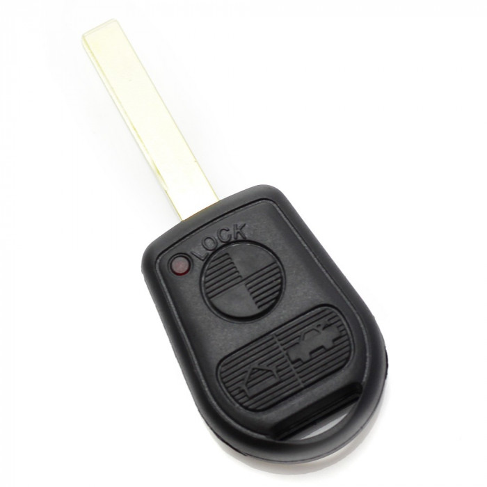 BMW - carcasa cheie cu 3 butoane cu lama 2 piste (model nou) - CARGUARD Best CarHome