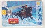 bnk card Cartele telefonice - Irlanda - desene animate - Mulan