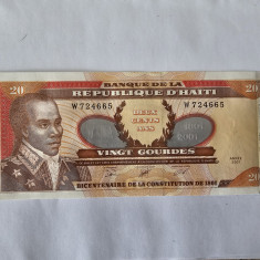 Haiti 20 Gourdes 2001 Noua