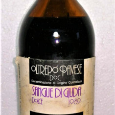 C 90 VIN ROSU SANGUE DI GIUDA, DOC, RECOLTARE 1989 CL 75 GR 9+3