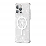 Cumpara ieftin Husa Cover Kingxbar&amp;PQY Geek Series pentru iPhone 14 Plus Silver