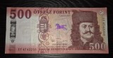 Bancnota 500 forinti Ungaria (2018)
