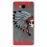 Husa silicon pentru Huawei Y6 2017, Indian Skull