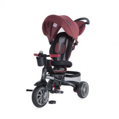 Tricicleta Multifunctionala Lorelli pentru Copii Rocket Red &amp;amp; Black 6 in 1, Colectia 2021 foto