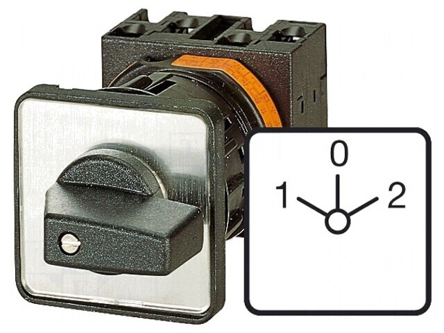 Comutator reversibil cu came 32A 3P 1-0-2