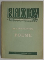 Poeme &ndash; M. I. Lermontov (coperta putin uzata)