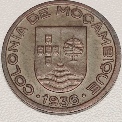 3305 Mozambic 10 centavos 1936 km 63 foto