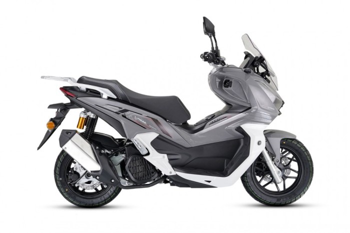 Scuter Barton X-Trail 125cc, ABS, camera, culoare gri Cod Produs: MX_NEW MXTRAIL125GRI