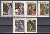 Guineea Bissau 1989 - Crăciun - Picturi de Rubens, D&uuml;rer, Lippi, s.a., Serie scurta, MNH