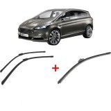 Cumpara ieftin Set 3 stergatoare FORD S-MAX (CJ, WA6) 2015-2018, pentru parbriz si luneta, Bosch Aerotwin
