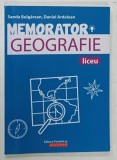 MEMORATOR DE GEOGRAFIE de SANDA BULGAREAN si DANIEL ARDELEAN , 2020 * FORMAT REDUS