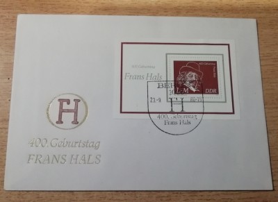 B14 - FDCS - Germania - personalitati - Frans Hals - colita foto