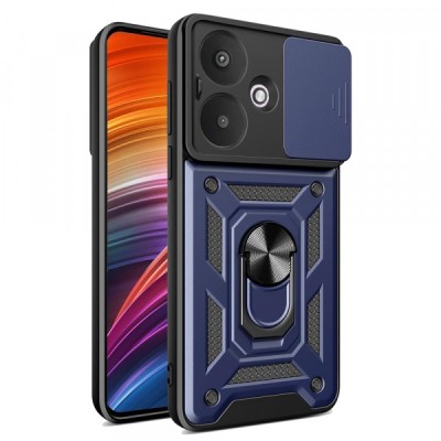 Husa pentru Xiaomi Redmi 13C 5G, Techsuit, CamShield, Albastra foto