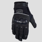 Manusi piele moto Polednik Carbon II negru marime M