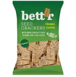 Crackers integrali cu ierburi bio 150g Bettr