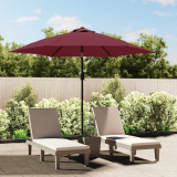 Panza de schimb umbrela de soare de exterior rosu bordo 300 cm GartenMobel Dekor, vidaXL