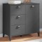 Gossi dulap &bdquo;viken&rdquo;, gri antracit, 80x40x80 cm, lemn prelucrat