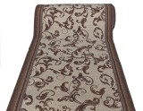 Cumpara ieftin Traversa Paris 1733, Tesatura Plata, Latime 0.6m, Marime 60 x 200 cm, Maro, Festonata Surfilata Tivita, Antialergica, Polipropilena, Living, Dormitor,