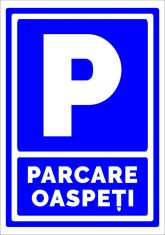 Semn parcare oaspeti foto