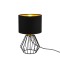 Veioza/Lampa de masa CHUCK, negru/auriu, dulie E14 -TRIO