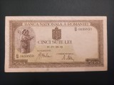 Bancnota 500 Lei 1942 Romania - Numismatica