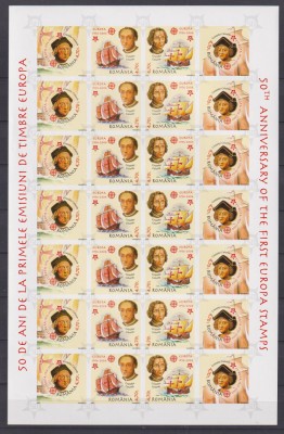 50 DE ANI DE LA PRIMELE EMISIUNIDE MARCI EUROPA CEPT. LP 1691a+b MNH foto