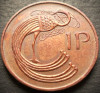 Moneda 1 PENCE - IRLANDA, anul 1971 * cod 1175 B, Europa