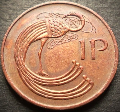 Moneda 1 PENCE - IRLANDA, anul 1971 * cod 1175 B foto