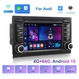 Navigatie Auto Audi A4/S4//B6/B7, 2 Din, cu Android, Ecran 7', 4GB Ram + 64GB Rom, Quad Core, carplay, mirror link, GPS, WiFi, Bluetooth 5.0