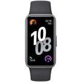 Bratară fitness Huawei Band 10 Nora-B19F, corp de polymer negru și brățară din fluoroelastomer neagră, Blister 55020EEP