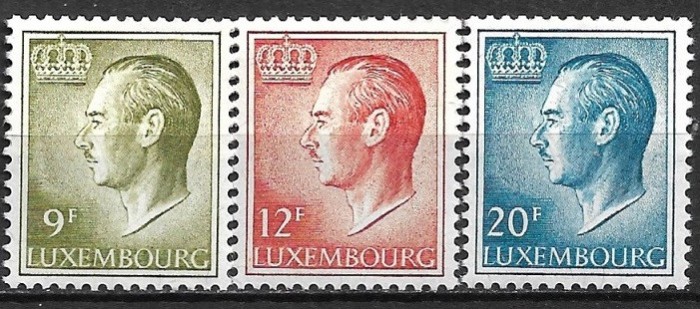 B2594 - Luxemburg 1975 - Uzuale 3v. neuzat,perfecta stare