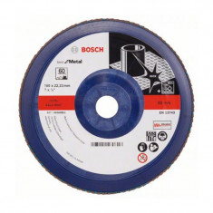 Disc evantai pentru slefuire Bosch, 180 x 22.23 mm, granulatie 60 foto