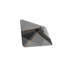 Covoras pentru baie ultra absorbant, anti-alunecare, material diaton, model Abstract, 50 x 80 cm