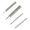 Agrafe de Păr Set, 4 Bucăți, Argintiu, Strass și Mărgele, 6-7cm
