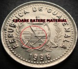 Cumpara ieftin Moneda exotica 25 CENTAVOS - GUATEMALA, anul 1996 * cod 1515 A.UNC ERORI BATERE, America Centrala si de Sud