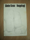 GUNTER GRASS DEDICATIE, AUSGEFRAGT, BERLIN 1967