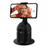 Cumpara ieftin Suport cu sistem de stabilizare Gimbal Souing Genie 360 I20Pro Negru cu AI Smart Tracking, camera, recunoastere faciala si speaker