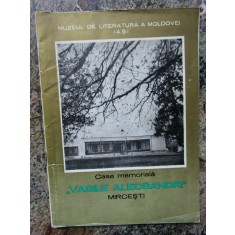 Casa Memoriala VASILE ALECSANDRI MIRCESTI (Stare impecabila!)