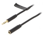 Cablu Jack 3,5mm Aurit 1m PVC, Vention