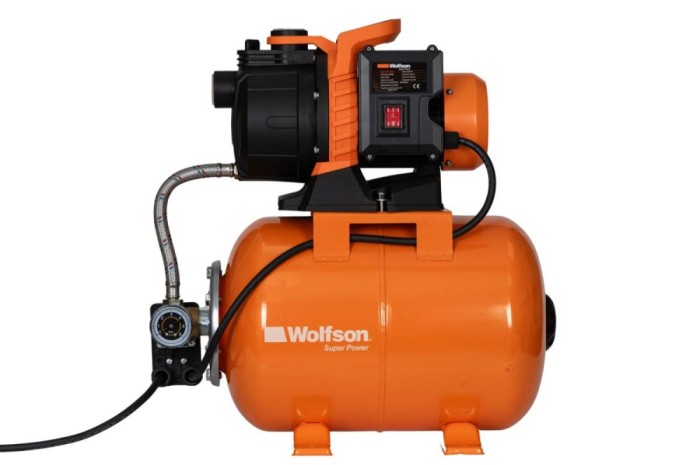 WOLFSON - HIDROFOR CAP PLASTIC - 24L - 800W - 3C PowerTool TopQuality
