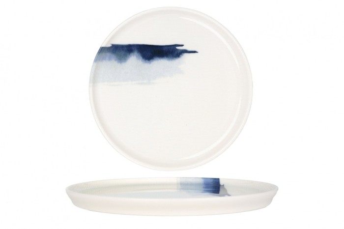 Bonna Farfurie pentru Desert - Blue Wave - Por&Aring;&pound;elan - 22 cm - set de 6