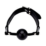 Calusuri pentru gura - Bound Calus Solid cu Curea din Piele Controleaza Tipetele si Gemetele cu Stil